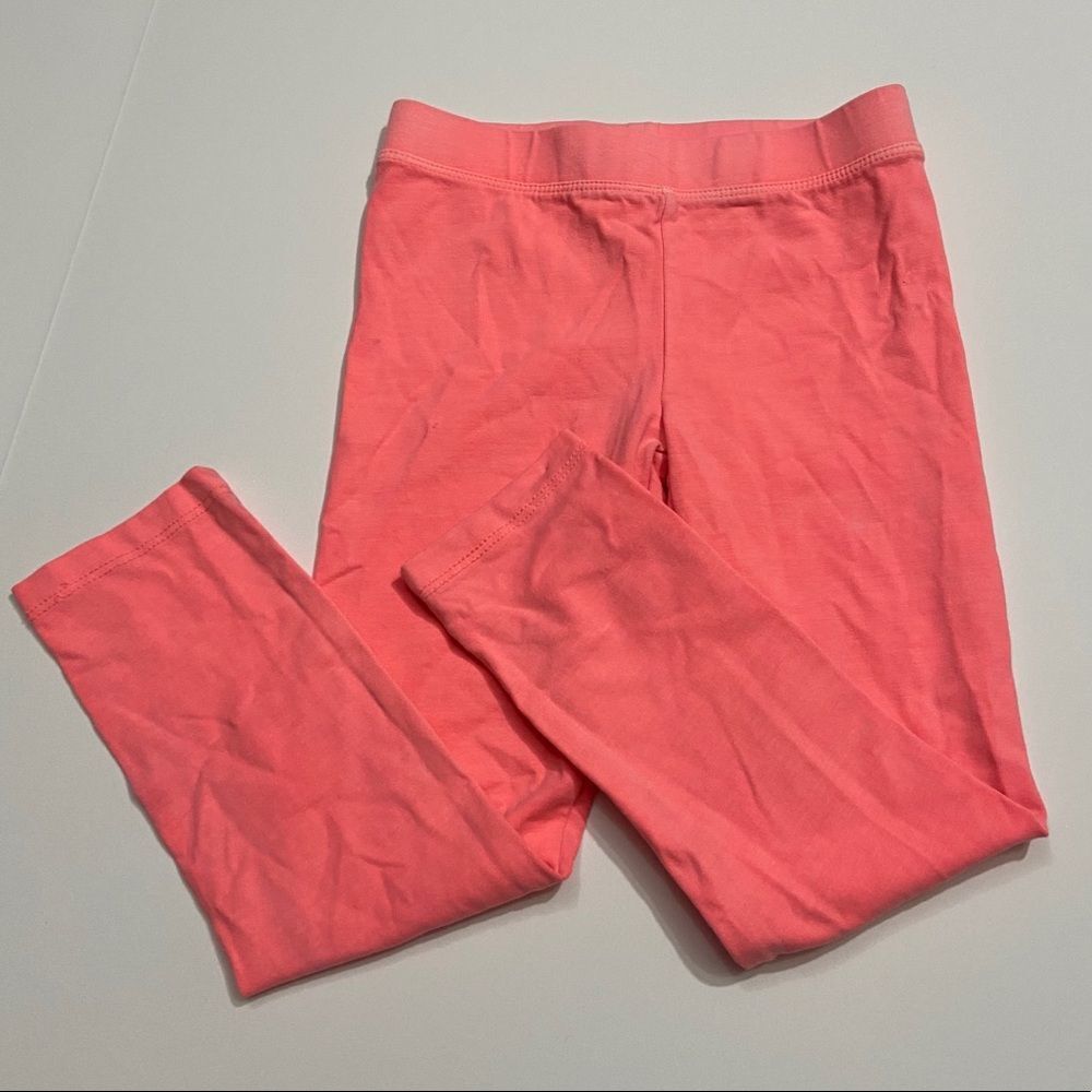 Girl’s CrewCuts Coral Stretchy Leggings